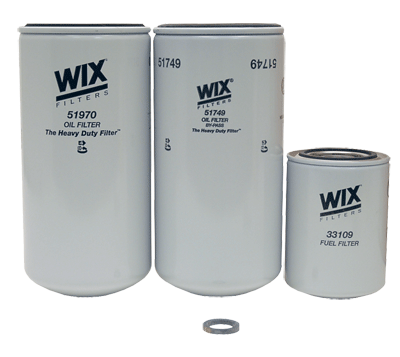 WIX Racing Filters 24126 Cummins Fleet Maintenance Kit - Contains 1 ...