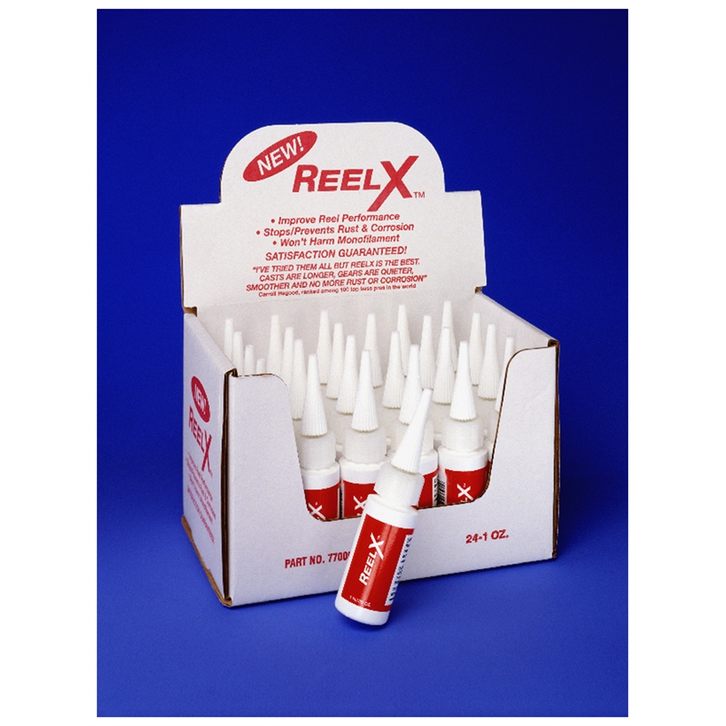 Reelx Corrosion Technologies 77000 ReelX Fishing Reel Lubricant 1 oz Display ...