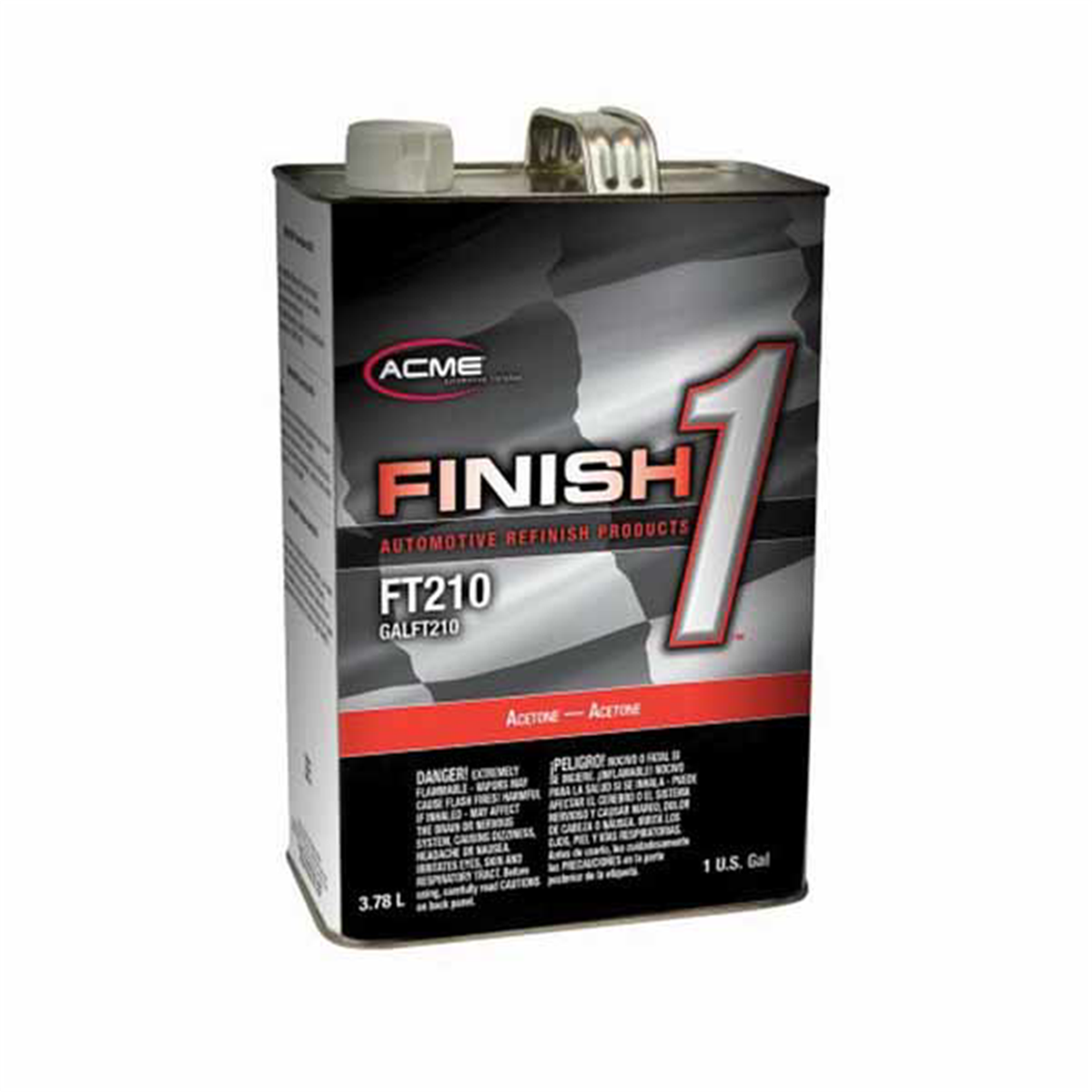 Finish 1 .FT210-1 Acetone Solvent Based Reducer 1 Gallon | Autoplicity