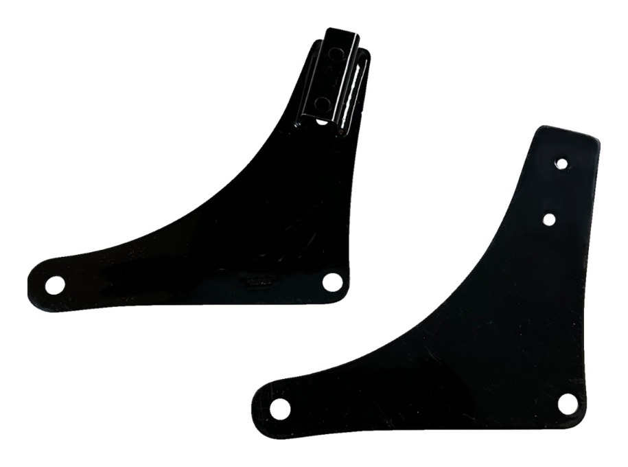 Drag Specialties 1504-0123 Sideplates Fls/fxs Black | Autoplicity