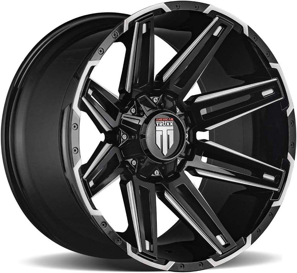 American Truxx Boom Black Milled Wheel | Autoplicity