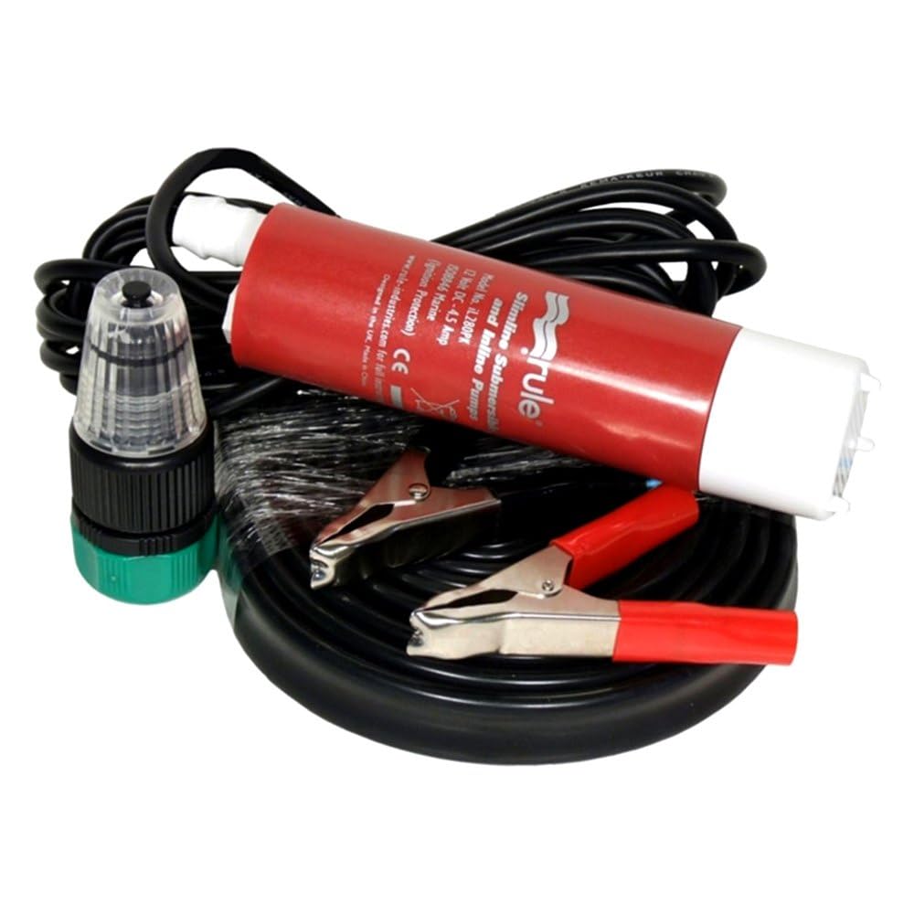 Rule Industries IL280PK Inline Submers Pump 280gph 12v | Autoplicity