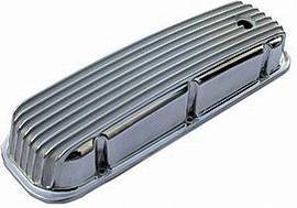 Racing Power Co. R6280 Finned Tall Valve Covers BBC with Breather Hole ...